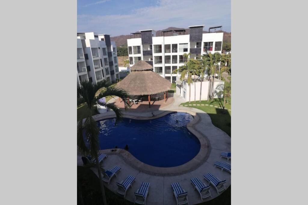 Departamento De Lujo En Manzanillo, Planta Baja Frente A La Alberca Apartment ภายนอก รูปภาพ