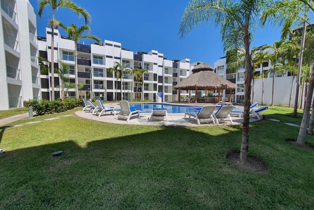 Departamento De Lujo En Manzanillo, Planta Baja Frente A La Alberca Apartment ภายนอก รูปภาพ