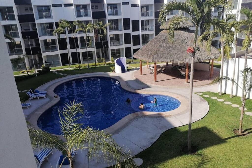 Departamento De Lujo En Manzanillo, Planta Baja Frente A La Alberca Apartment ภายนอก รูปภาพ