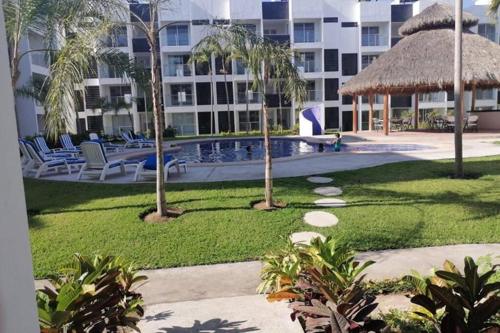 Departamento De Lujo En Manzanillo, Planta Baja Frente A La Alberca Apartment ภายนอก รูปภาพ
