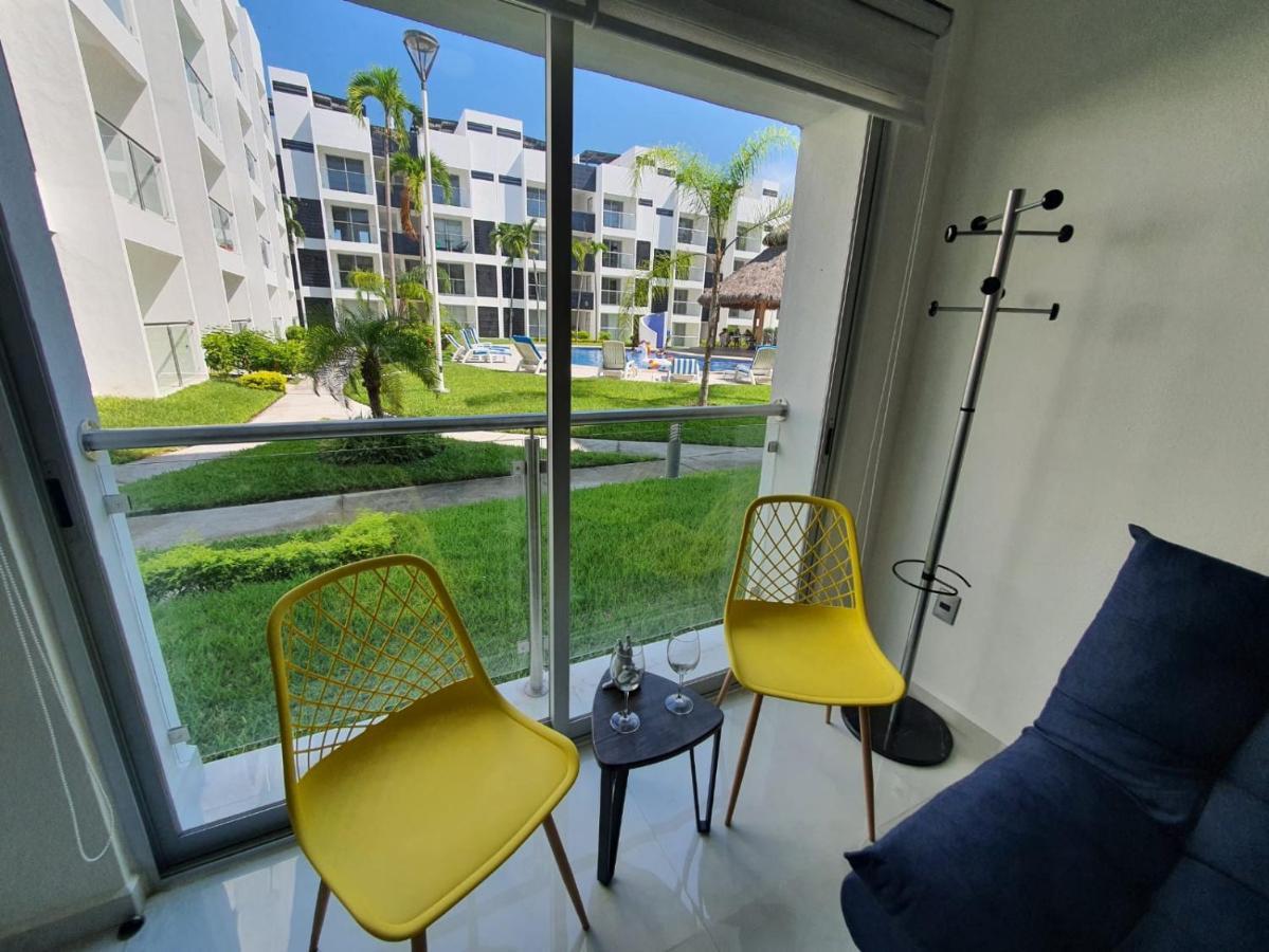 Departamento De Lujo En Manzanillo, Planta Baja Frente A La Alberca Apartment ภายนอก รูปภาพ
